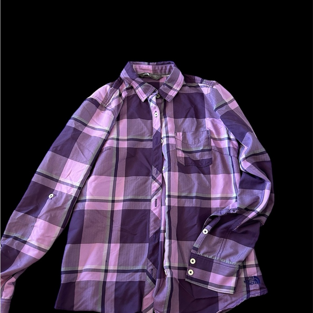 Purple The North Face button down